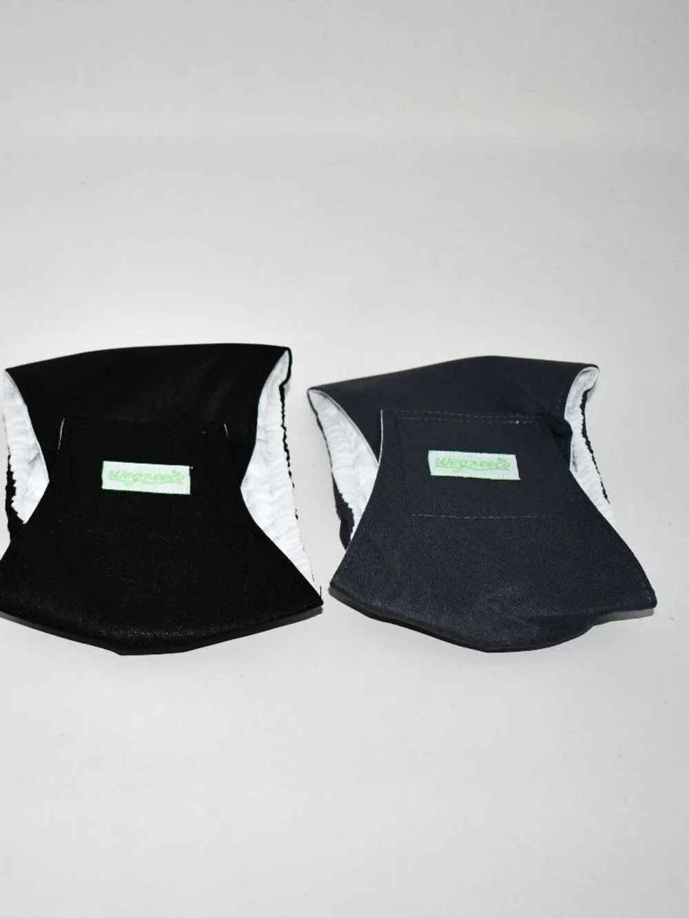 Wegreeco Washable Male Dog Belly Bands, 3-Pack, Black/ Charcoal/ Navy, XS, NWT